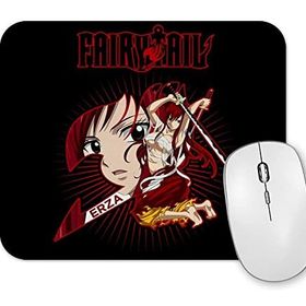 Baskı Dükkanı Fairy Tail Erza Scarlet Guild Symbol Swords Anime Manga Mouse Pad