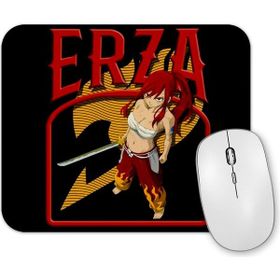 Baskı Dükkanı Fairy Tail Erza Scarlet Ready To Fight Mouse Pad