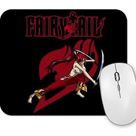 Baskı Dükkanı Fairy Tail Erza Scarlet Two Swords Anime Manga Mouse Pad