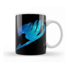 Baskı Dükkanı Fairy Tail Galaxy Silhouette Logo Kupa