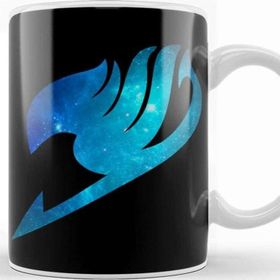 Baskı Dükkanı Fairy Tail Galaxy Silhouette Logo Kupa