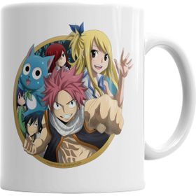 Baskı Dükkanı Fairy Tail Lisanna Strauss Happy Anime Erza Scarlet Kupa
