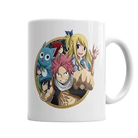 Baskı Dükkanı Fairy Tail Lisanna Strauss Happy Anime Erza Scarlet Kupa