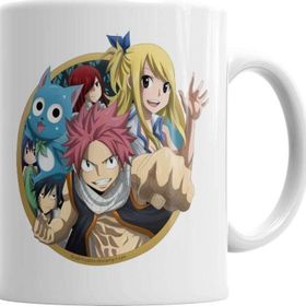 Baskı Dükkanı Fairy Tail Lisanna Strauss Happy Anime Erza Scarlet Kupa
