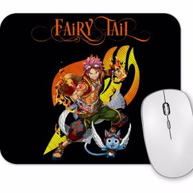 Baskı Dükkanı Fairy Tail Natsu Dragneel Happy Anime Manga Mouse Pad