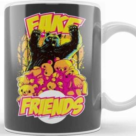 Baskı Dükkanı Fake Friends Porselen Beyaz Kupa Bardak