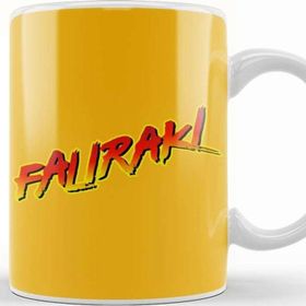 Baskı Dükkanı Faliraki Baywatch Logo Porselen Beyaz Kupa Bardak
