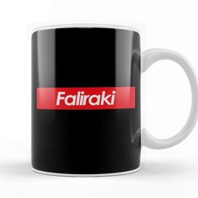 Baskı Dükkanı Faliraki Skate Design Brand Porselen Beyaz Kupa Bardak