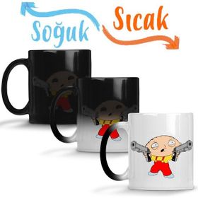 Baskı Dükkanı Family Guy 01 Sihirli Porselen Kupa