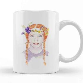 Baskı Dükkanı Fan Art Quot Anne With An E Anne With An E Art 02 Porselen Beyaz Kupa Bardak
