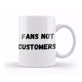 Baskı Dükkanı Fans Not Customers European Super League Kupa