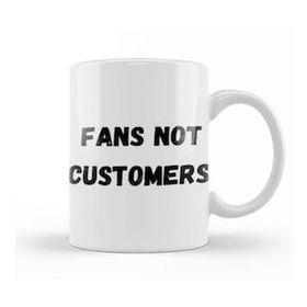 Baskı Dükkanı Fans Not Customers European Super League Kupa