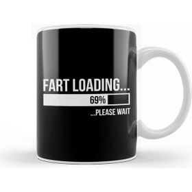 Baskı Dükkanı Fart Loading Please Wait Porselen Beyaz Kupa Bardak