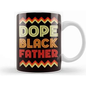 Baskı Dükkanı Father Dad Daddy Poppa Father´s Day Fatherhood Black Stepdad Kupa Bardak