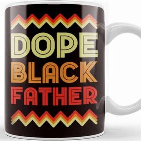 Baskı Dükkanı Father Dad Daddy Poppa Father´s Day Fatherhood Black Stepdad Kupa Bardak
