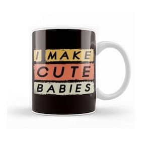 Baskı Dükkanı Father Make Cute Babies Dad Daddy Poppa Papa Stepdad Husband Kupa Bardak