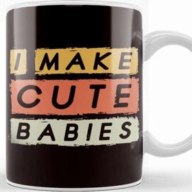 Baskı Dükkanı Father Make Cute Babies Dad Daddy Poppa Papa Stepdad Husband Kupa Bardak