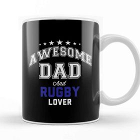 Baskı Dükkanı Fathers Day Awesome Dad And Football Lover Kupa Bardak