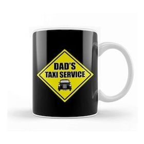 Baskı Dükkanı Fathers Day Dads Taxi Service Kupa Bardak