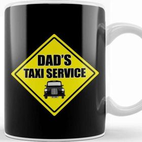 Baskı Dükkanı Fathers Day Dads Taxi Service Kupa Bardak