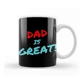 Baskı Dükkanı Fathers Day Gift Dad Is Great Kupa Bardak