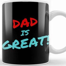 Baskı Dükkanı Fathers Day Gift Dad Is Great Kupa Bardak