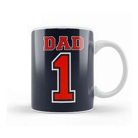 Baskı Dükkanı Fathers Day Number 1 Dad Kupa Bardak
