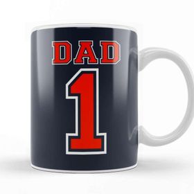 Baskı Dükkanı Fathers Day Number 1 Dad Kupa Bardak