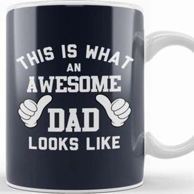 Baskı Dükkanı Fathers Day This Is What An Awesome Dad Kupa Bardak