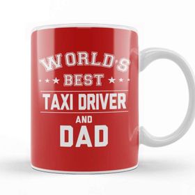 Baskı Dükkanı Fathers Day Worlds Best Biker And Dad Beyaz 330 ml Porselen Kupa Bardak