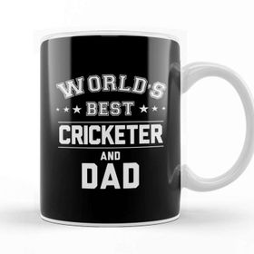 Baskı Dükkanı Fathers Day World's Best Cyclist And Dad Beyaz 330 ml Porselen Kupa Bardak