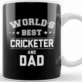 Baskı Dükkanı Fathers Day World's Best Cyclist And Dad Beyaz 330 ml Porselen Kupa Bardak
