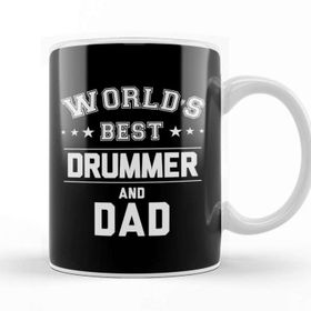 Baskı Dükkanı Fathers Day World's Best Fisherman And Dad Beyaz 330 ml Porselen Kupa Bardak