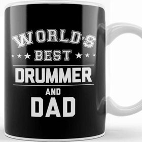 Baskı Dükkanı Fathers Day World's Best Fisherman And Dad Beyaz 330 ml Porselen Kupa Bardak