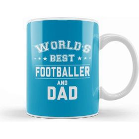 Baskı Dükkanı Fathers Day World's Best Guitarist And Dad Beyaz 330 ml Porselen Kupa Bardak