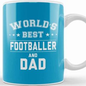 Baskı Dükkanı Fathers Day World's Best Guitarist And Dad Beyaz 330 ml Porselen Kupa Bardak