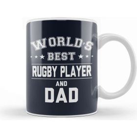 Baskı Dükkanı Fathers Day World's Best Singer And Dad Tasse Beyaz 330 ml Porselen Kupa Bardak