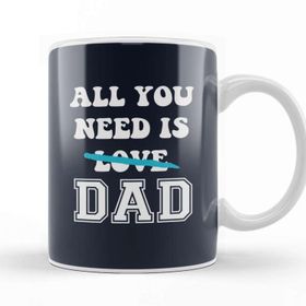 Baskı Dükkanı Fathers Day World's Best Walker And Dad Beyaz 330 ml Porselen Kupa Bardak