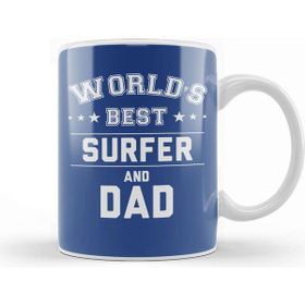Baskı Dükkanı Fathers Day World's Greatest Dad Beyaz 330 ml Porselen Kupa Bardak