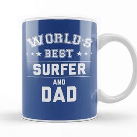 Baskı Dükkanı Fathers Day World's Greatest Dad Beyaz 330 ml Porselen Kupa Bardak