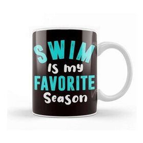 Baskı Dükkanı Favorite Swim Season Summer Vacation Swimming Pool Swimmer Kupa Bardak