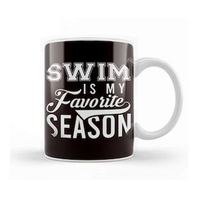 Baskı Dükkanı Favorite Swim Season Summer Vacation Swimming Pool Swimmer Kupa Bardak