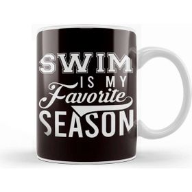 Baskı Dükkanı Favorite Swim Season Summer Vacation Swimming Pool Swimmer Kupa Bardak