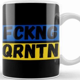 Baskı Dükkanı Fckng Qrntn Kupa Bardak