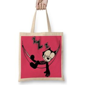 Baskı Dükkanı Felix The Cat Hammock Bez Çanta