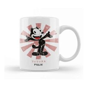 Baskı Dükkanı Felix The Cat Retro Japanese Kupa Bardak