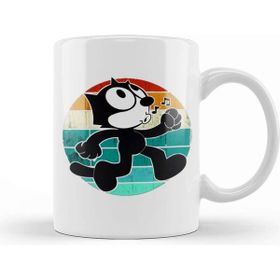 Baskı Dükkanı Felix The Cat Retro Kupa Bardak
