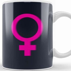 Baskı Dükkanı Female Gender Symbol Kupa Bardak