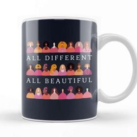 Baskı Dükkanı Feminism Girl Power All Different All Beautiful Kupa Bardak