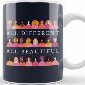 Baskı Dükkanı Feminism Girl Power All Different All Beautiful Kupa Bardak